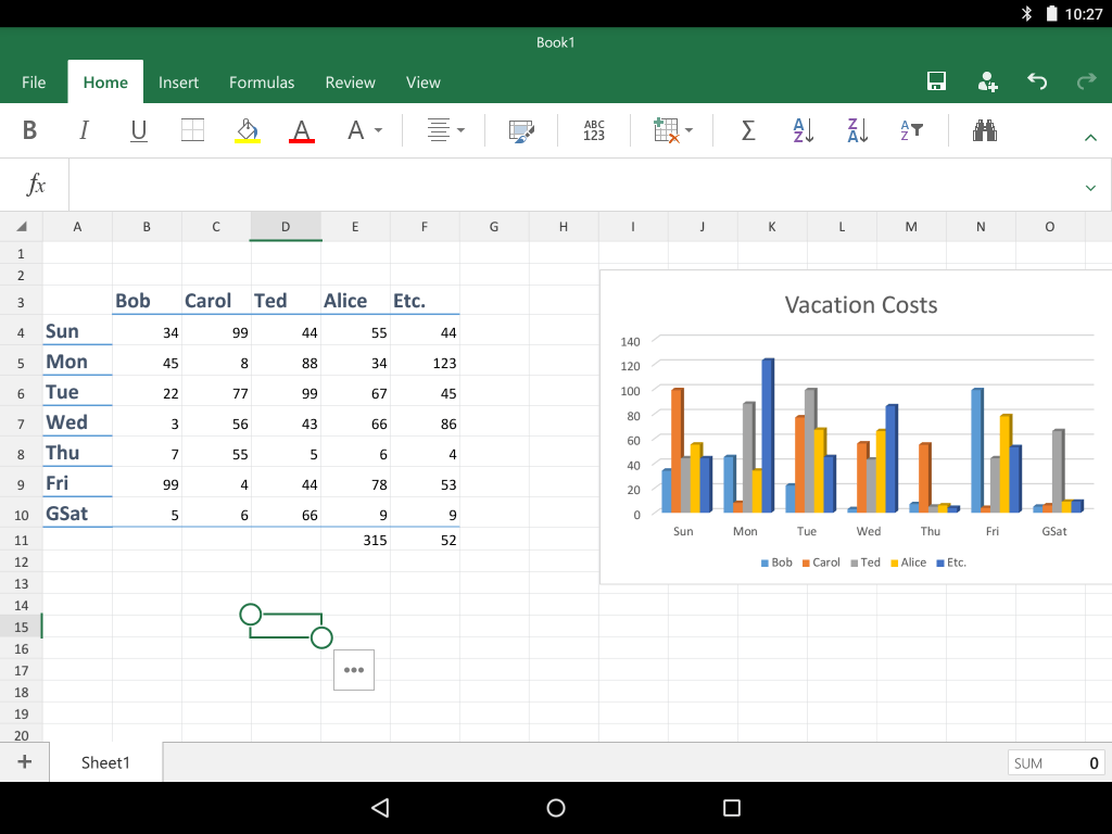 Excel Android