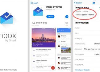 Inbox by Gmail iPhone X