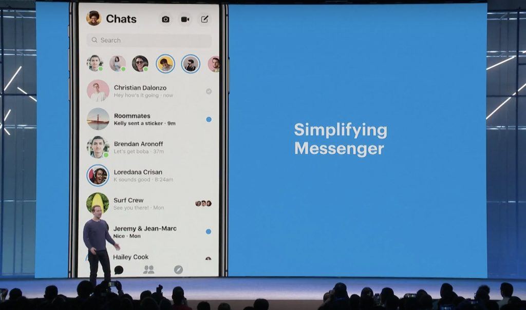 Facebook Messenger Yeni Tasarımı