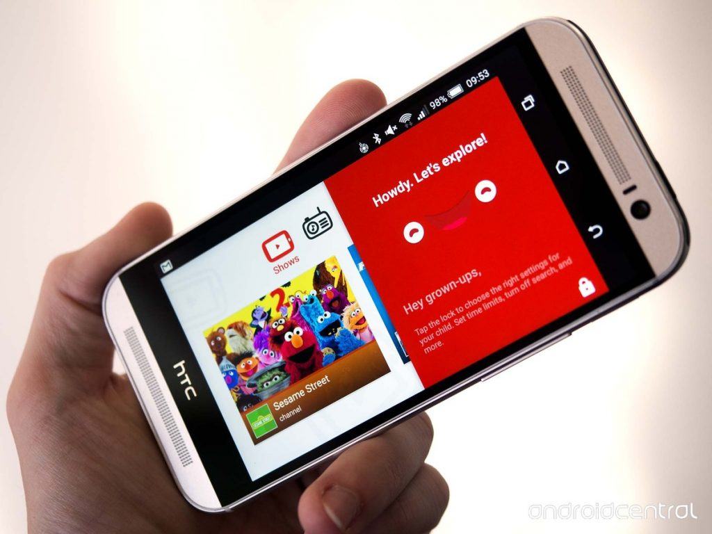 YouTube Android uygulamasına